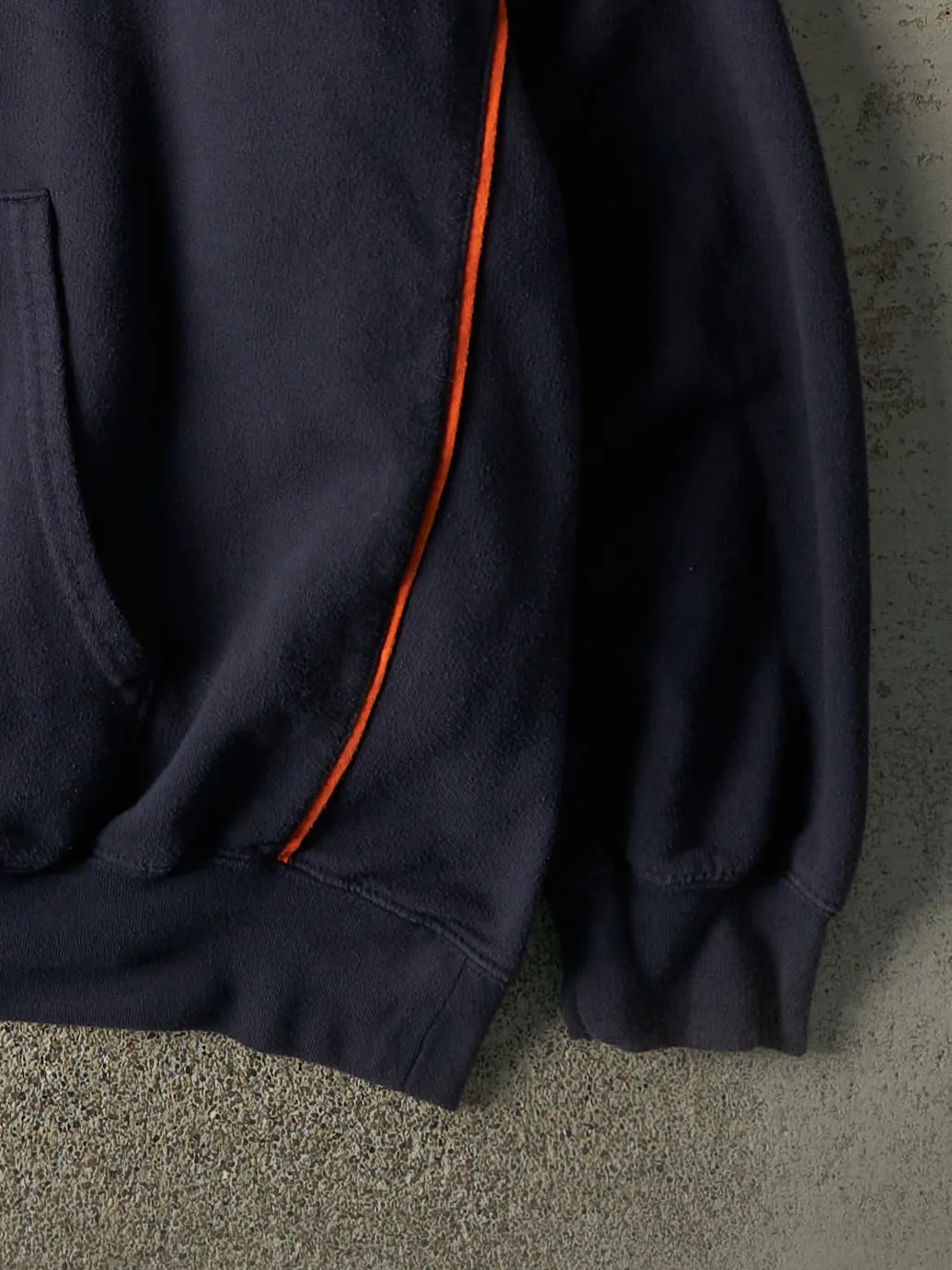 Vintage Y2K Navy Blue Embroidered Chicago Bears Hoodie (XL) sold by Rebalance Vintage product image thumbnail 3