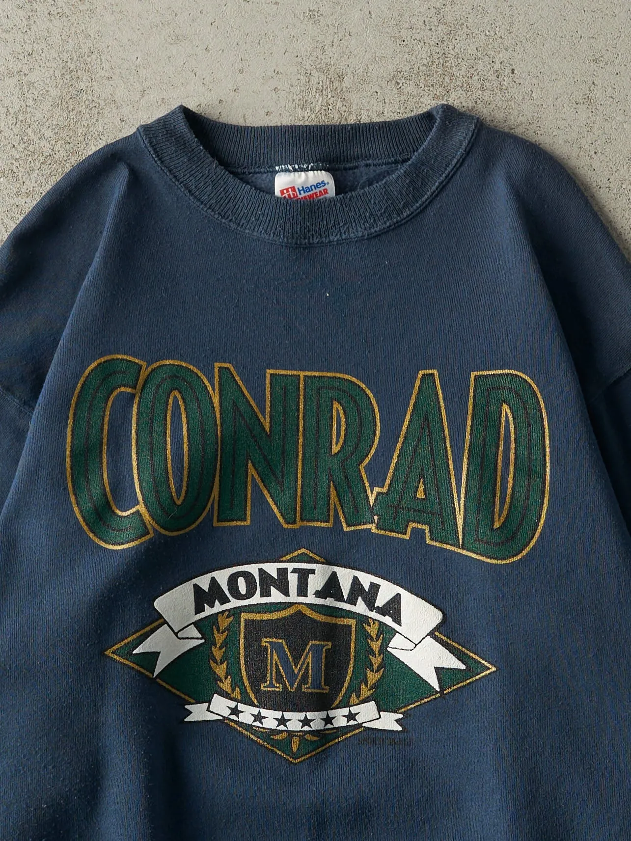 Vintage 90s Blue Conrad Montana Crewneck (M/L) sold by Rebalance Vintage product image thumbnail 2