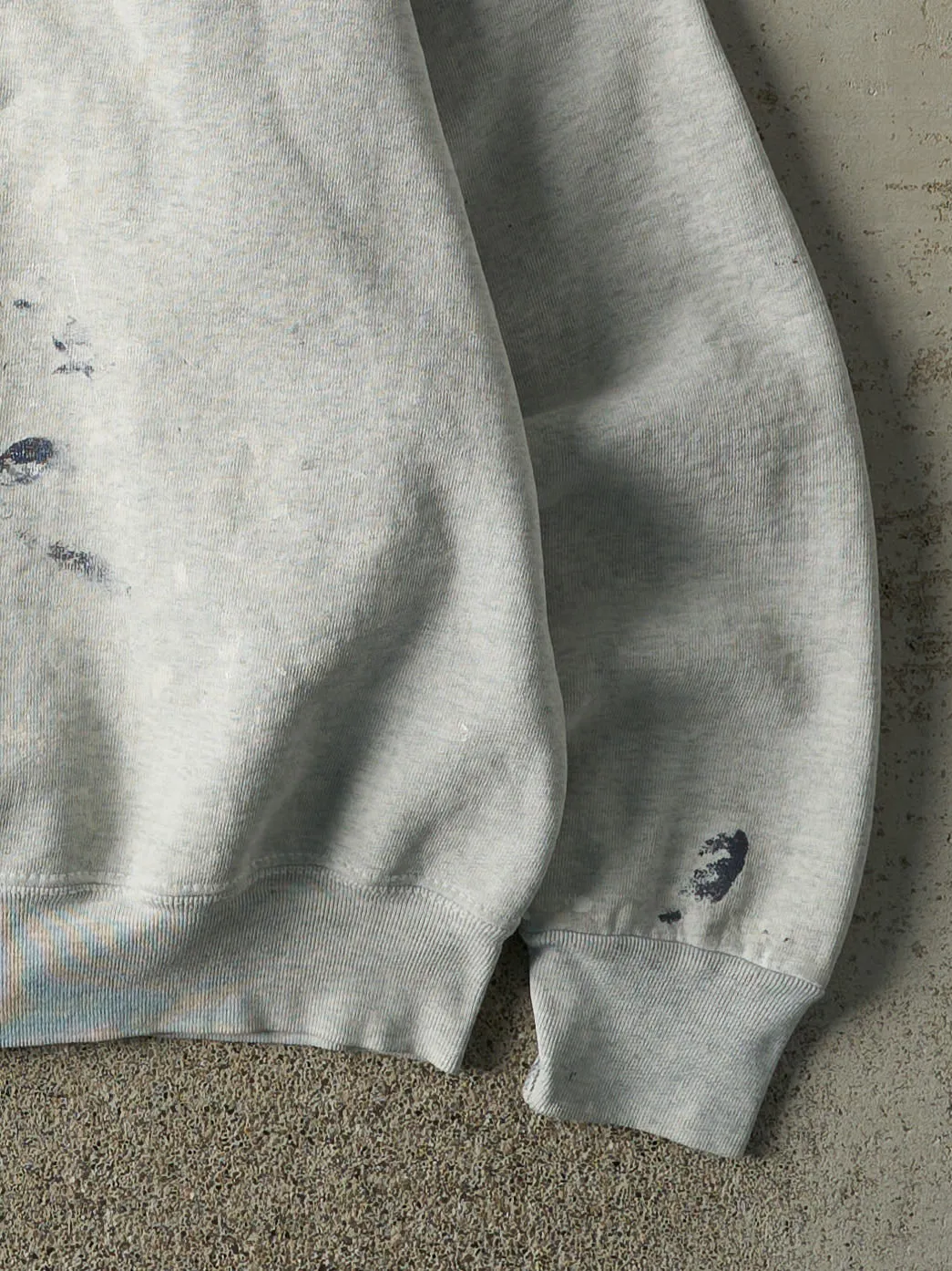 Vintage 90s Heather Grey Blank Crewneck (M) sold by Rebalance Vintage product image thumbnail 3