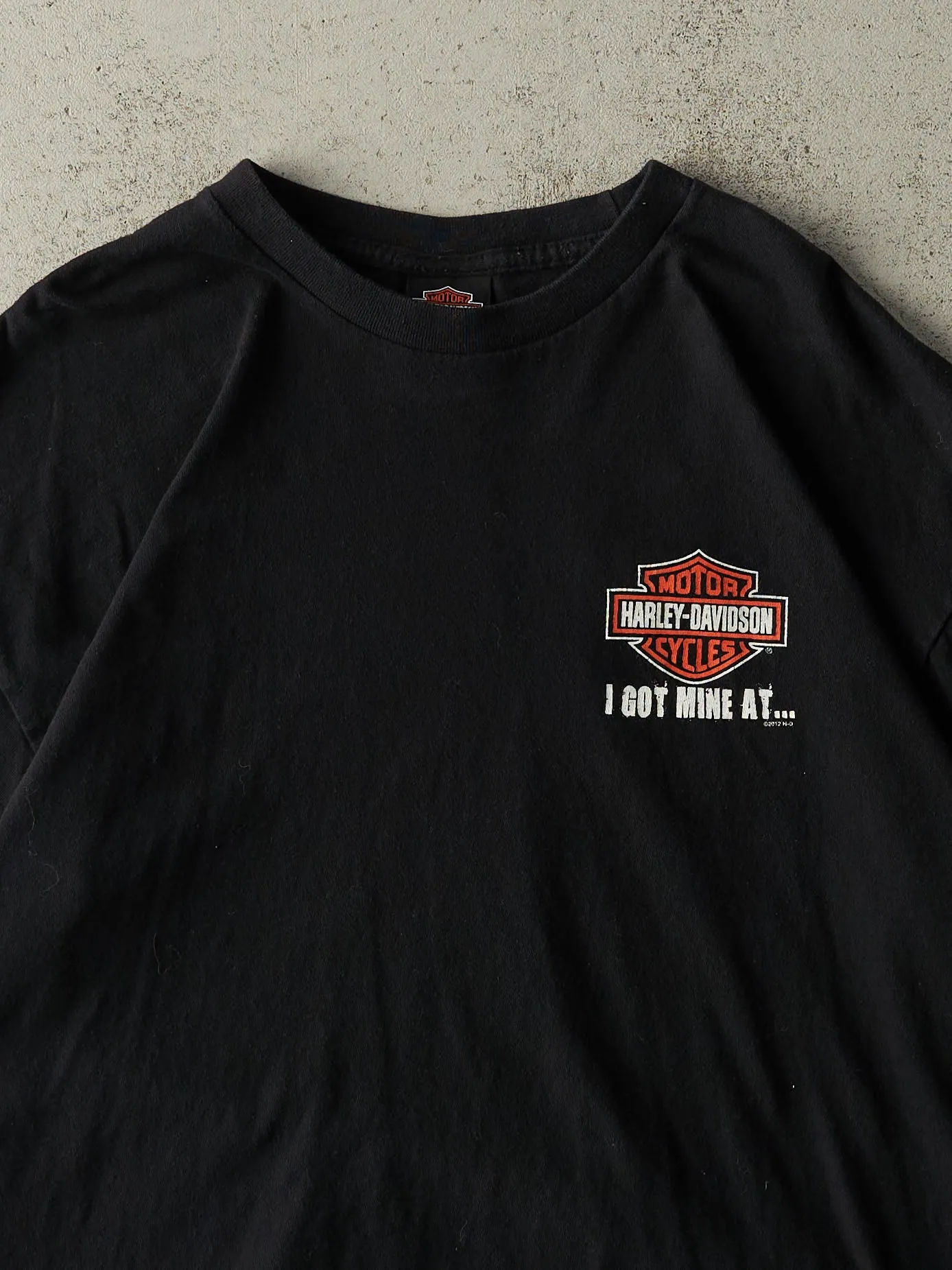 Vintage 12' Black Ohio Harley Davidson Tee (L) sold by Rebalance Vintage product image thumbnail 3