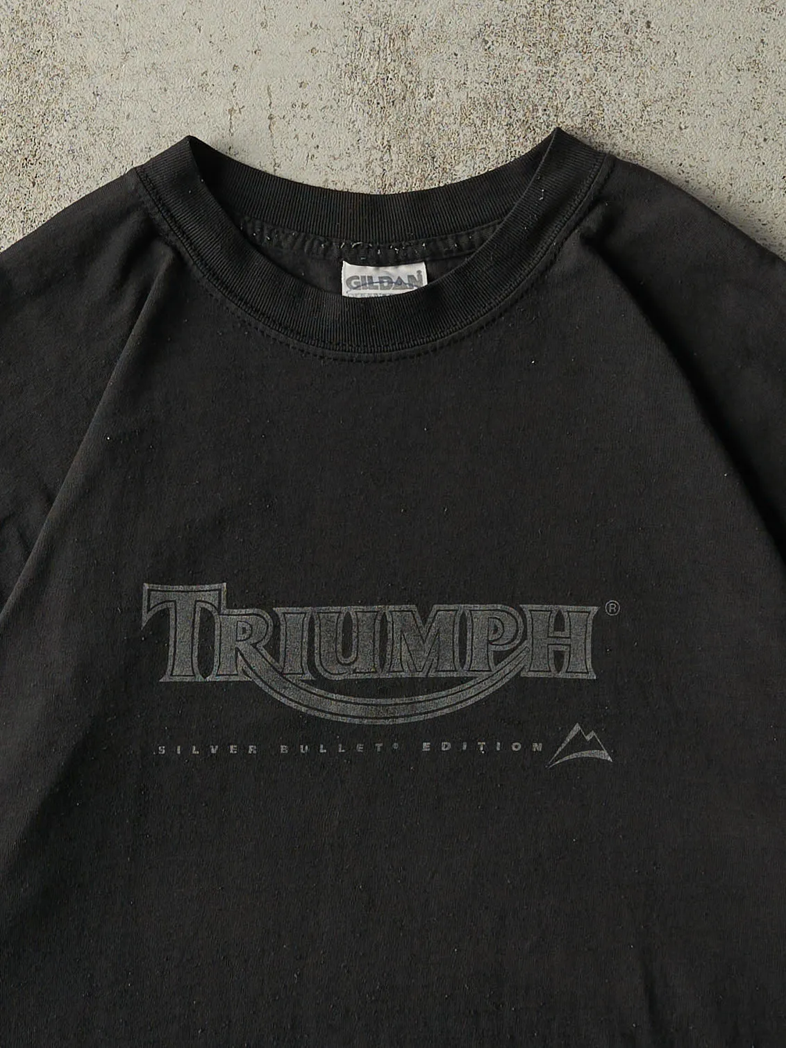 Vintage 90s Black Triumph Silver Bullet Edition Tee (M) sold by Rebalance Vintage product image thumbnail 2