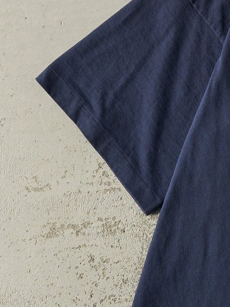 Vintage 90s Navy Blue Nike Air Bootleg Single Stitch Tee (M/L) sold by Rebalance Vintage product image thumbnail 3