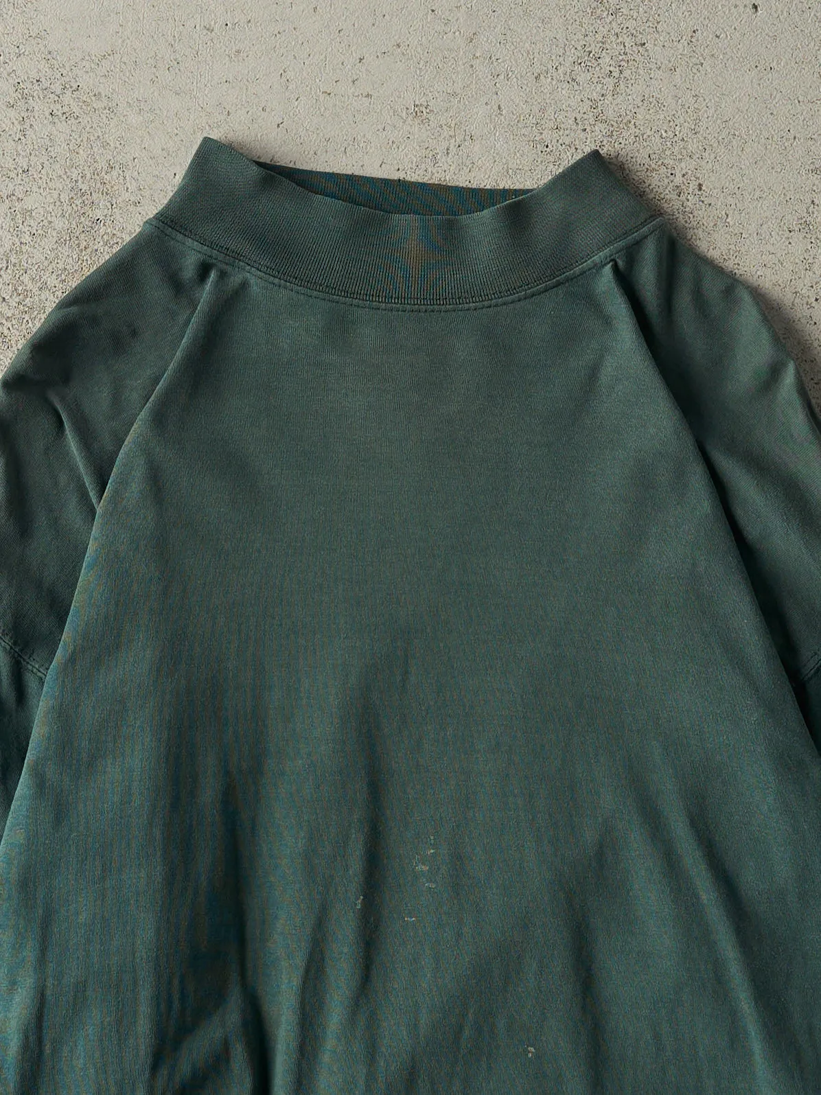 Vintage 90s Green Mock Neck Long Sleeve (M/L) sold by Rebalance Vintage product image thumbnail 2