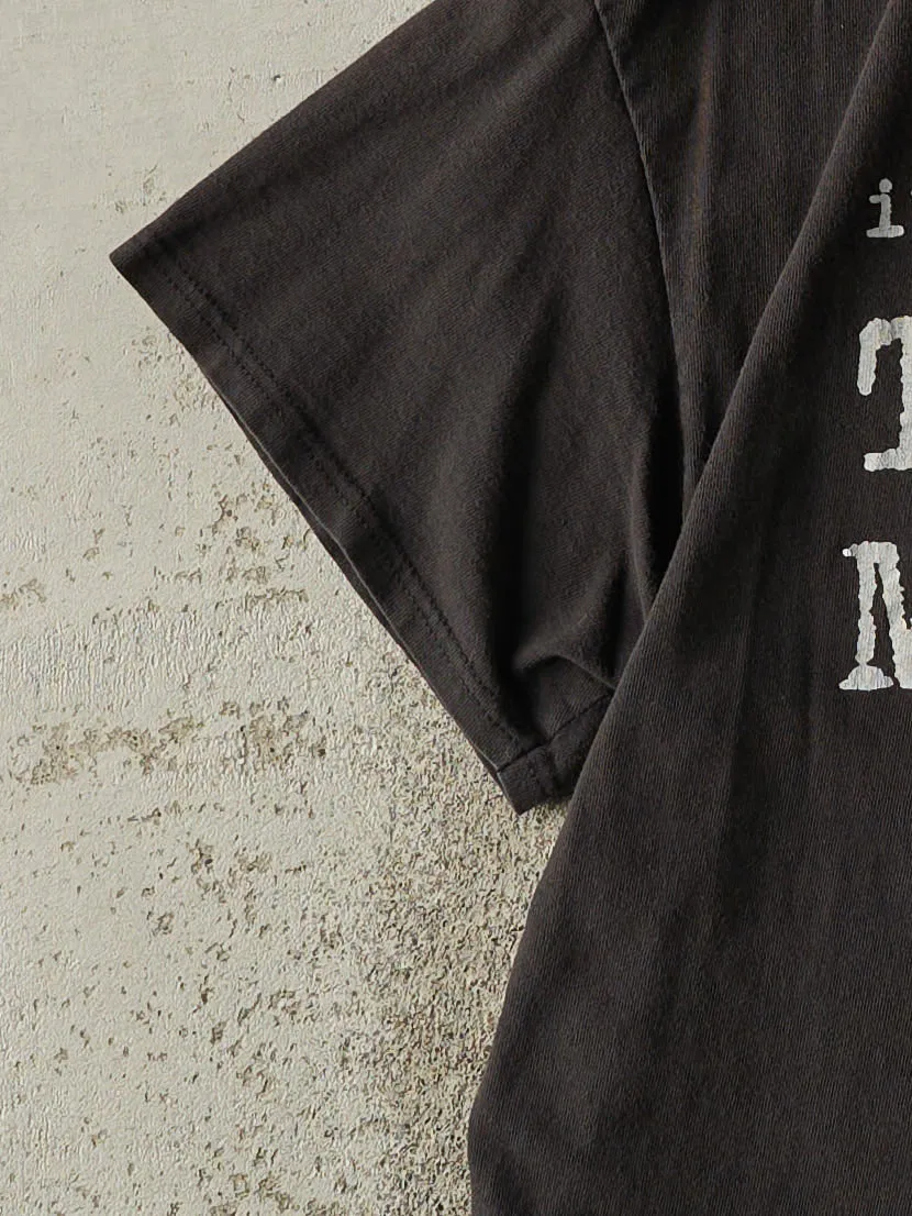 Vintage Y2K Faded Black "Leave Me Alone" Tee (L) sold by Rebalance Vintage product image thumbnail 3