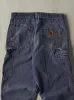 Vintage Y2K Navy Blue Carhartt Carpenter Pants (30x31) sold by Rebalance Vintage
