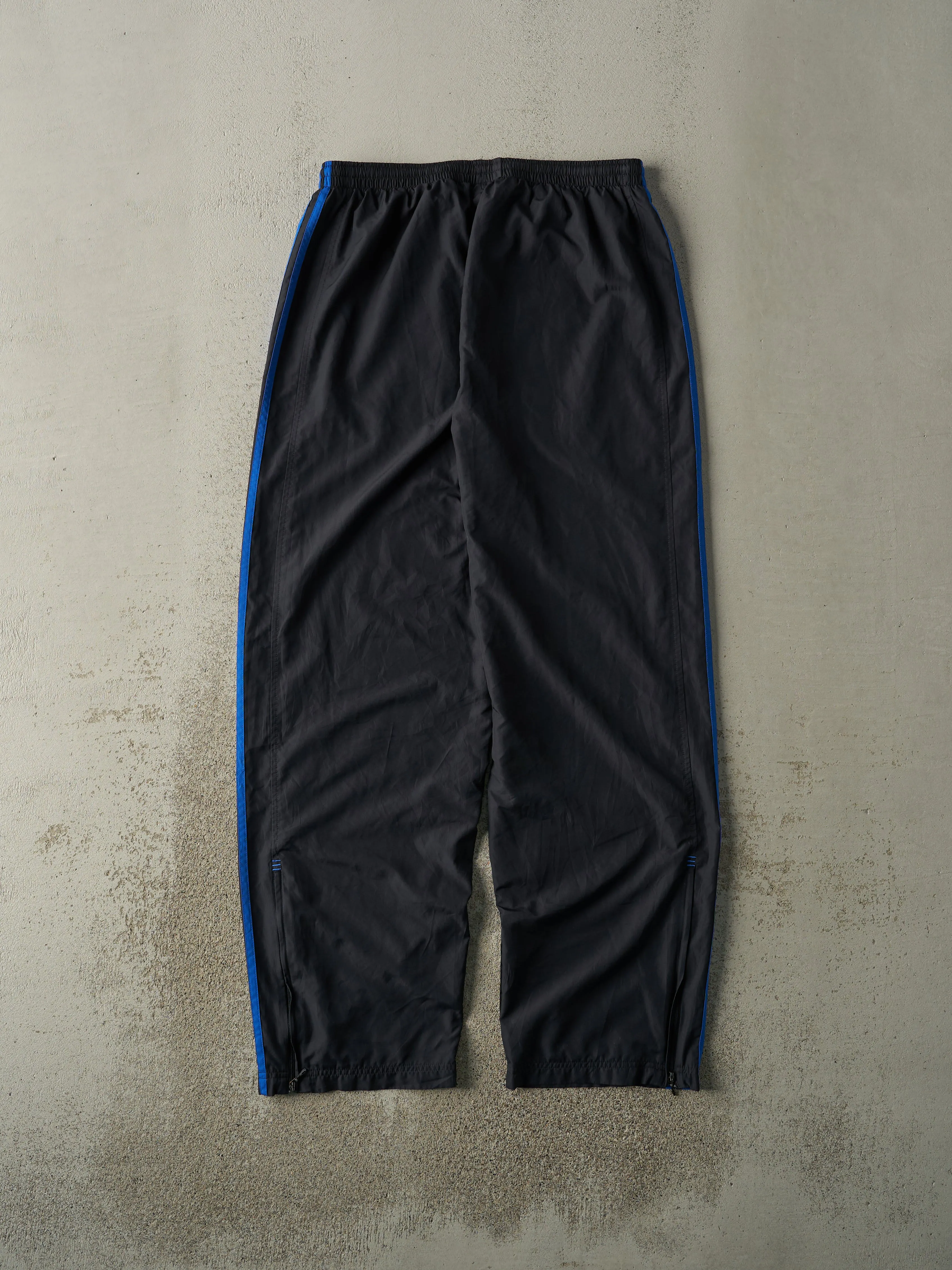 Vintage Y2K Black & Blue Adidas Track Pants (30.5x31) sold by Rebalance Vintage product image thumbnail 2