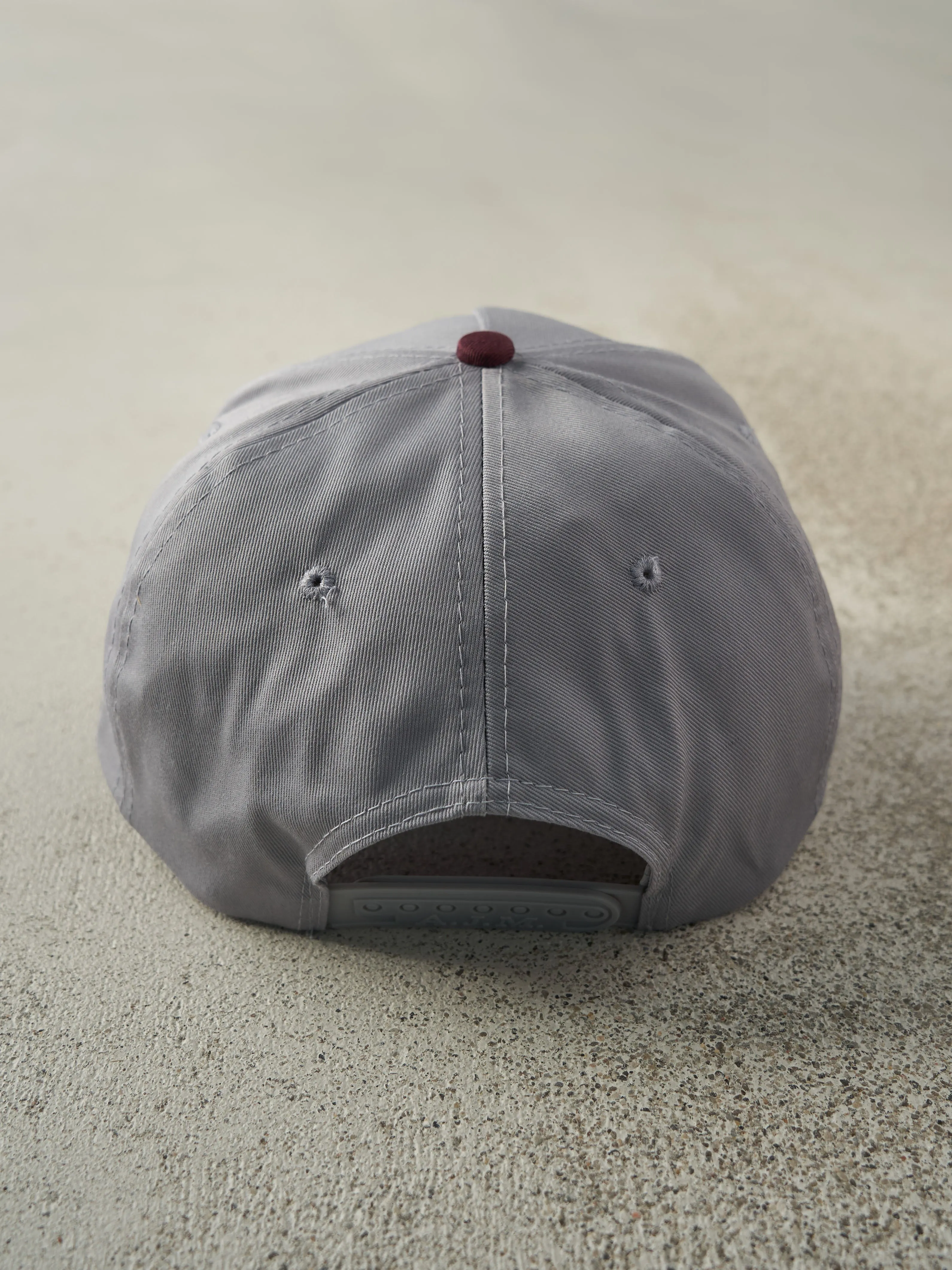 Vintage 90s Grey & Red Tri Star Engine Rebuilders Snapback Hat sold by Rebalance Vintage product image thumbnail 3