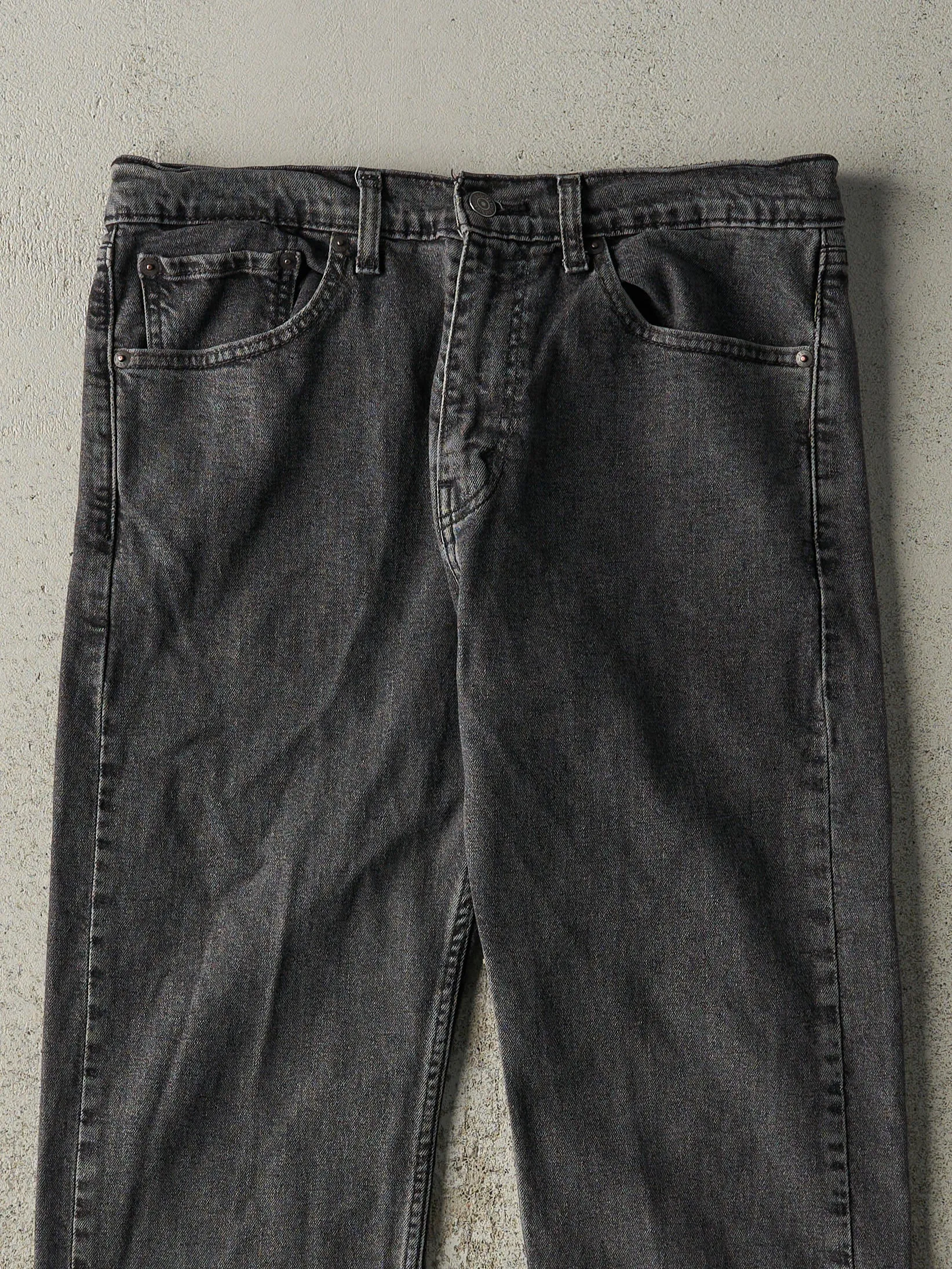 Vintage Y2K Faded Black Levi's 505 Denim Pants (33x31) sold by Rebalance Vintage product image thumbnail 4