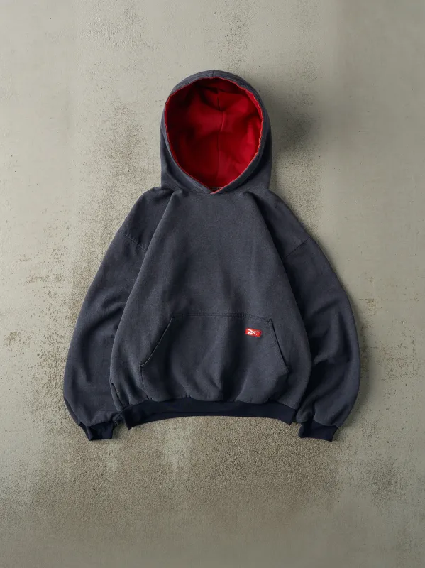 Vintage 90s Navy Blue Reebok Hoodie (M) sold by Rebalance Vintage