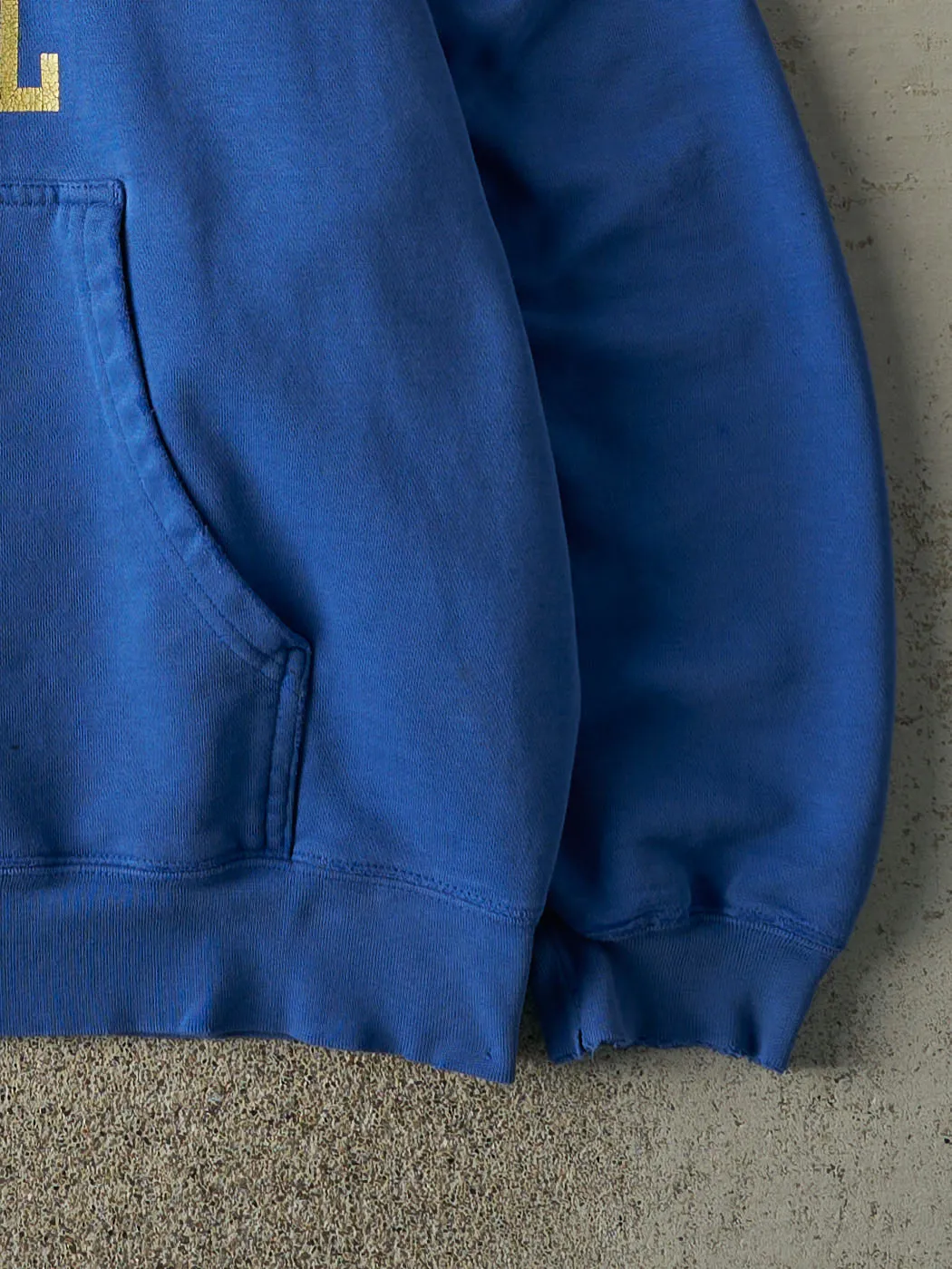 Vintage 90s Blue Nike Morehead State Football Hoodie (XL) sold by Rebalance Vintage product image thumbnail 3