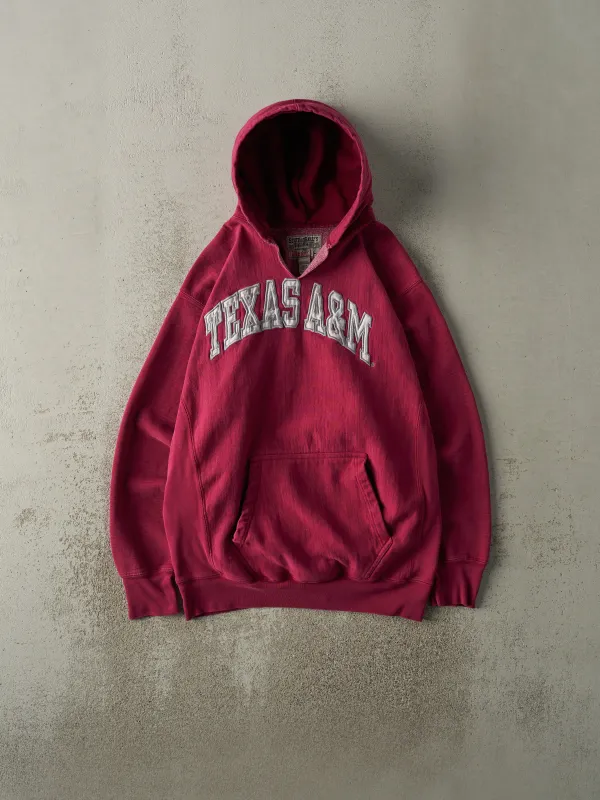 Vintage Y2K Burgundy Texas A&M Hoodie (M) sold by Rebalance Vintage