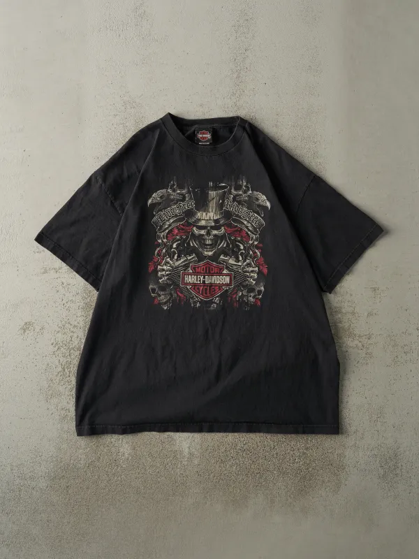 16' Black Val-D'or Quebec Harley Davidson Tee (XL) sold by Rebalance Vintage
