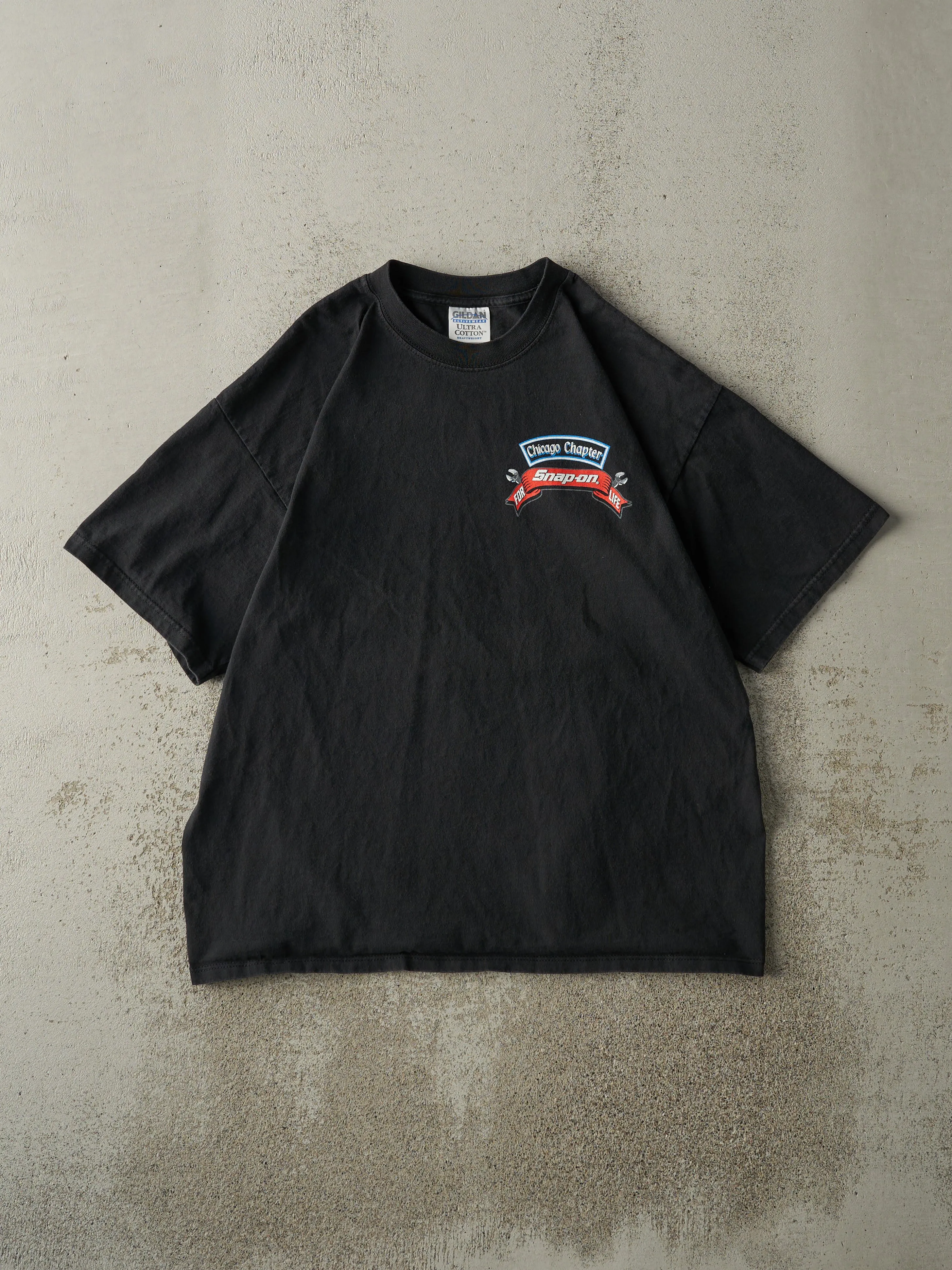 Vintage Y2K Black Snap-On Tools Tee (L) sold by Rebalance Vintage