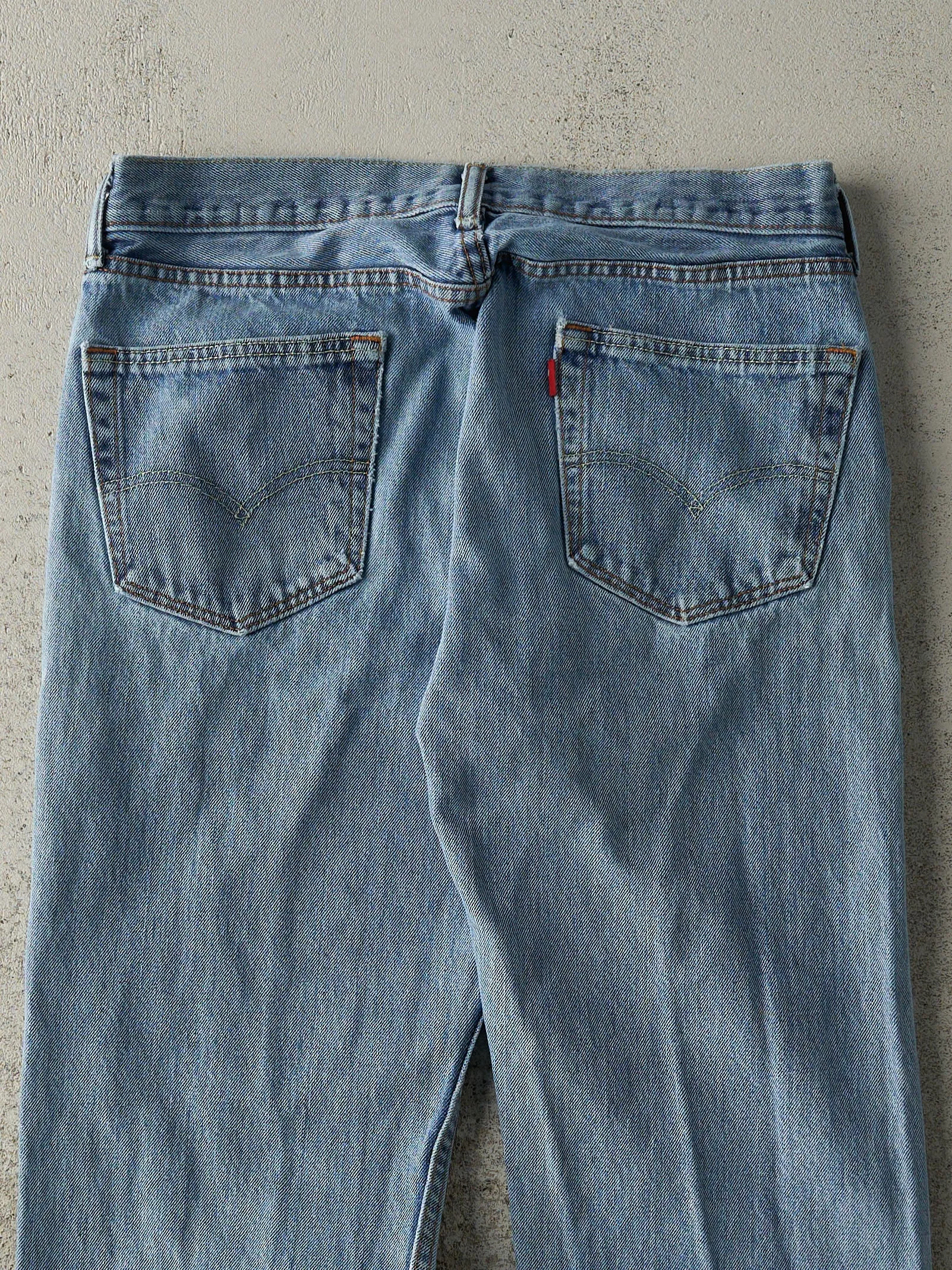 Vintage Y2K Mid Wash Levi's Jeans (33x32.5) sold by Rebalance Vintage product image thumbnail 4