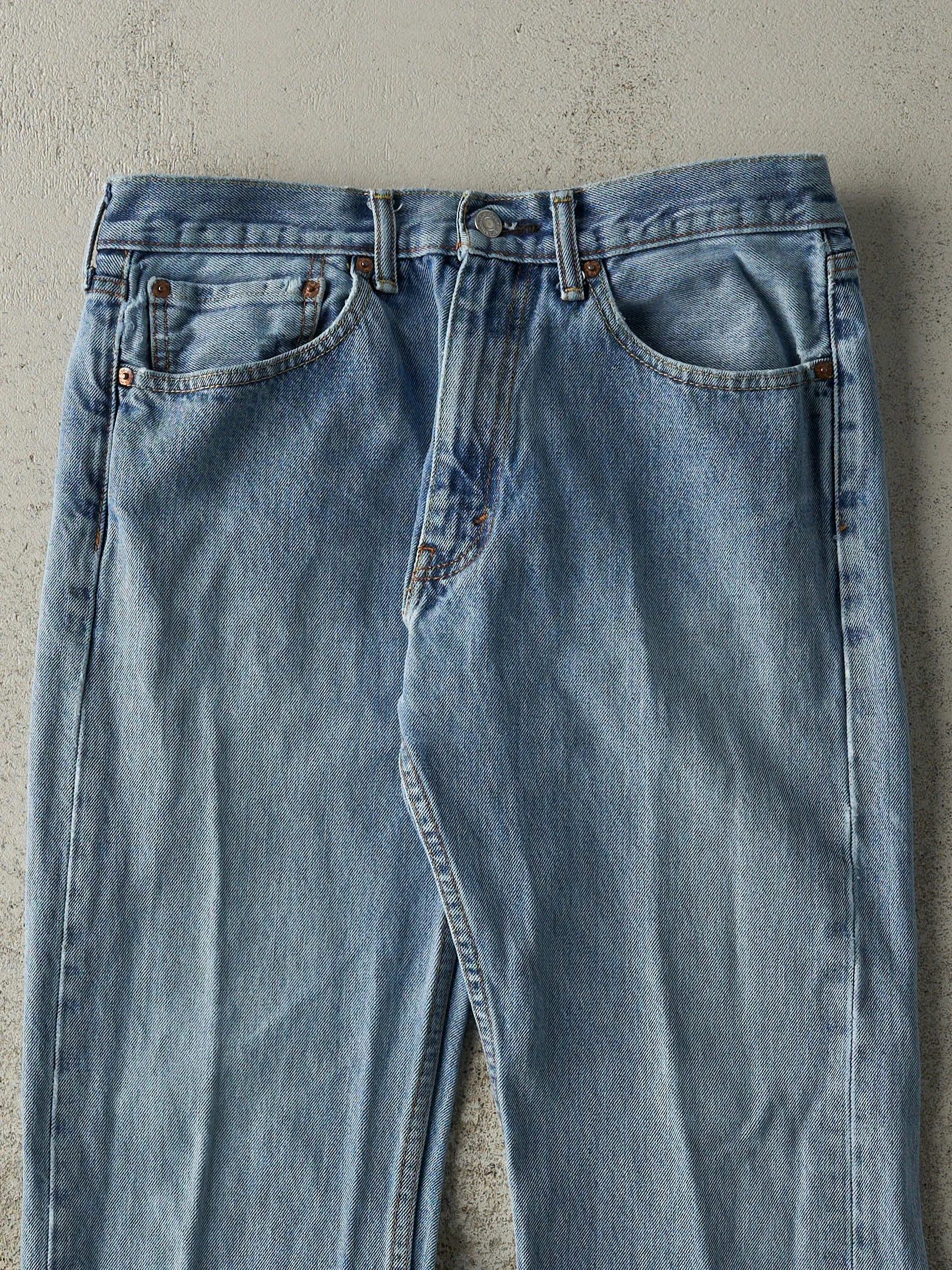 Vintage Y2K Mid Wash Levi's Jeans (33x32.5) sold by Rebalance Vintage product image thumbnail 3