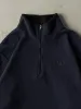 Vintage Y2K Navy Blue Embroidered Gap Fleece Quarter Zip (L/XL) sold by Rebalance Vintage