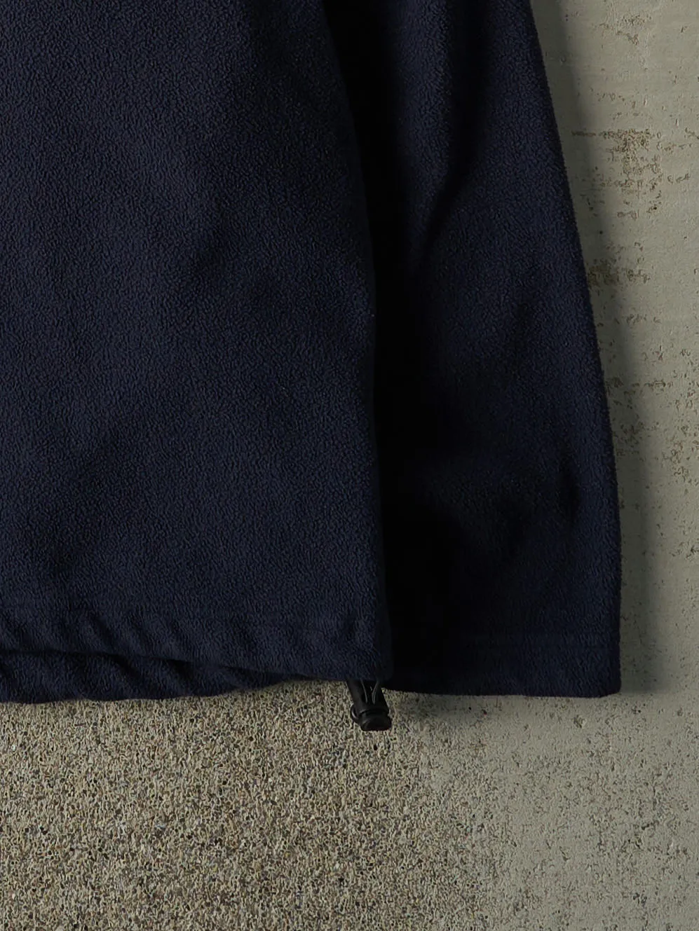 Vintage Y2K Navy Blue Embroidered Gap Fleece Quarter Zip (L/XL) sold by Rebalance Vintage product image thumbnail 3