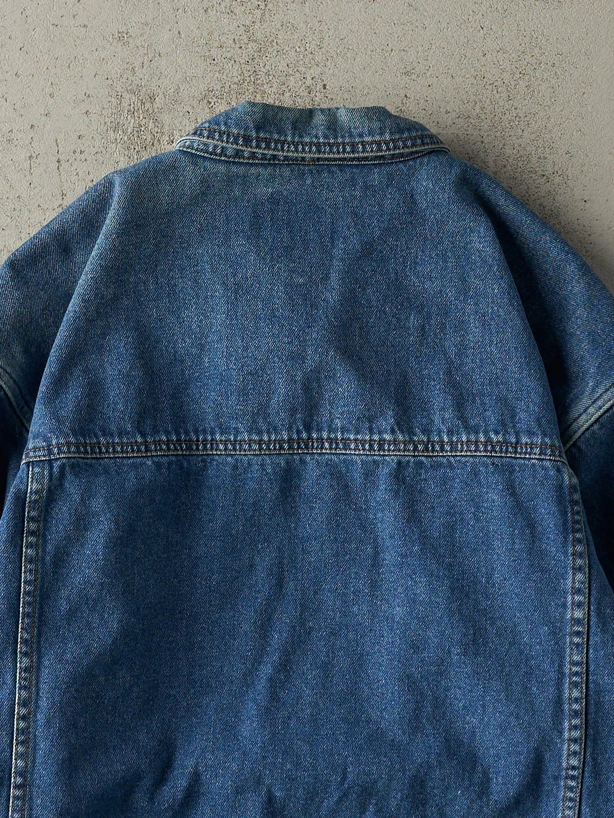 Vintage 90s Mid Wash Denim Chore Jacket (L/XL) sold by Rebalance Vintage product image thumbnail 5