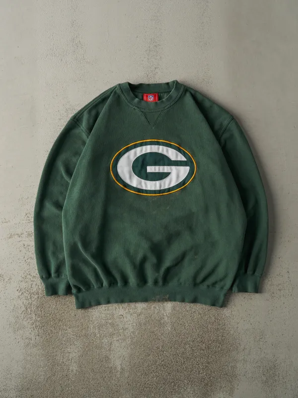 Vintage Y2K Green Embroidered Green Bay Packers Crewneck (XL) sold by Rebalance Vintage