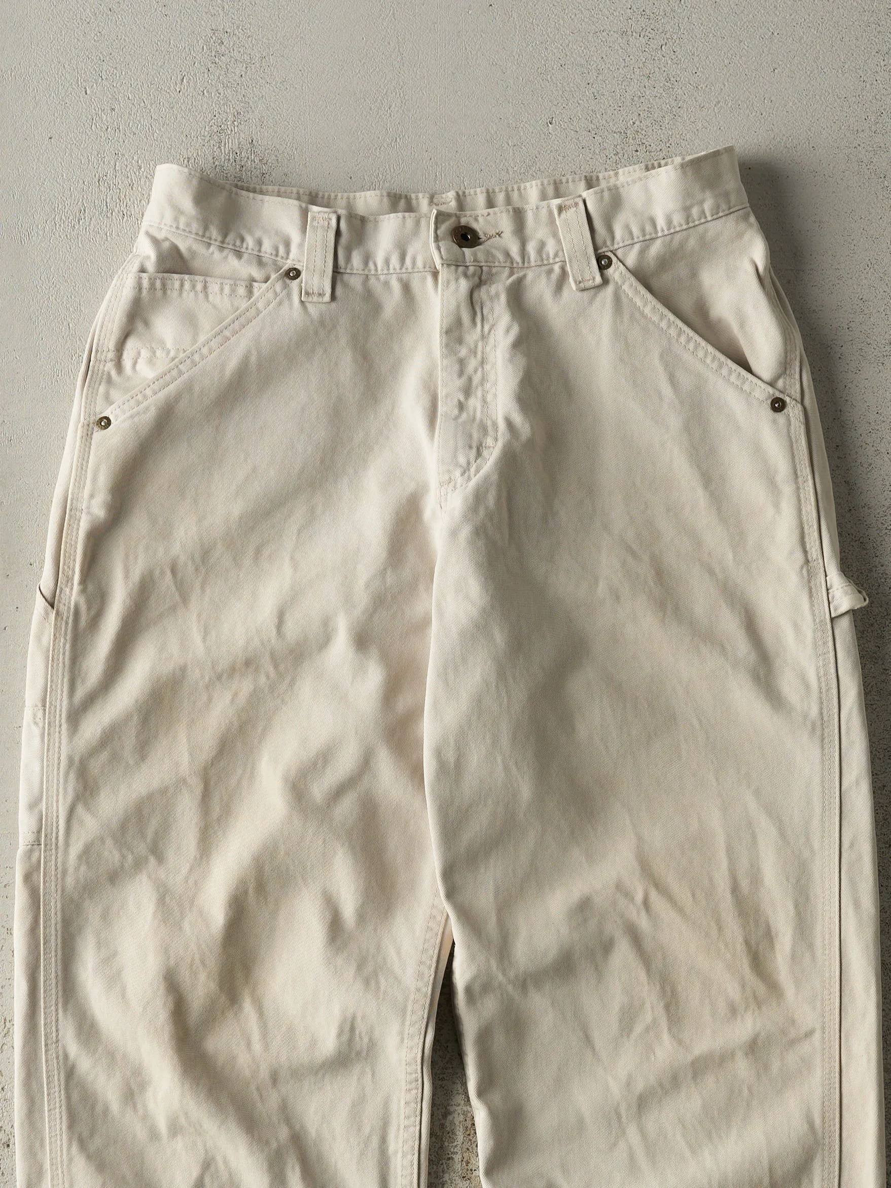 Vintage 90s Beige Lee Dungarees Carpenter Pants (30x29.5) sold by Rebalance Vintage product image thumbnail 4