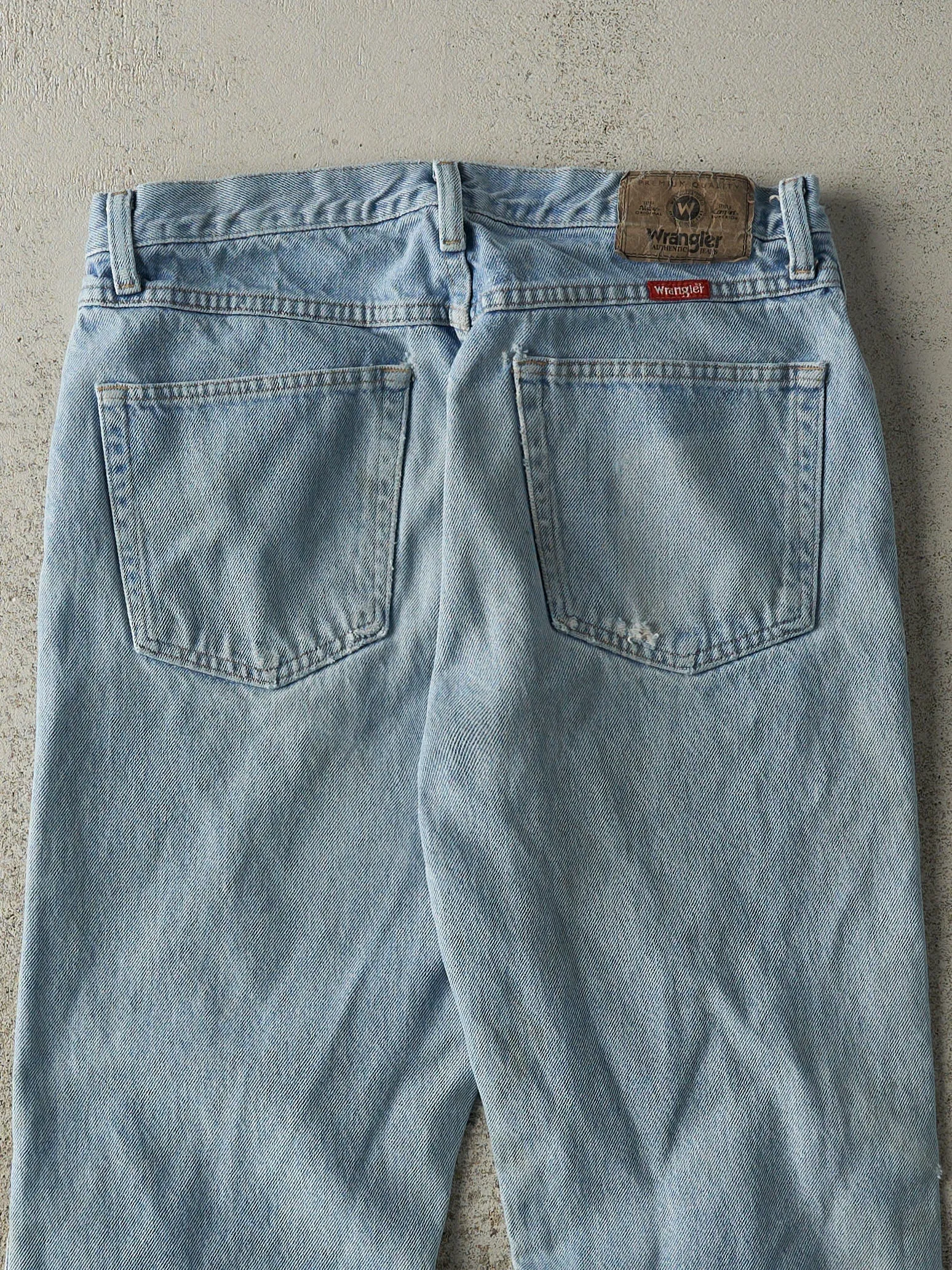Vintage 90s Light Wash Wrangler Jeans (31x30) sold by Rebalance Vintage product image thumbnail 5