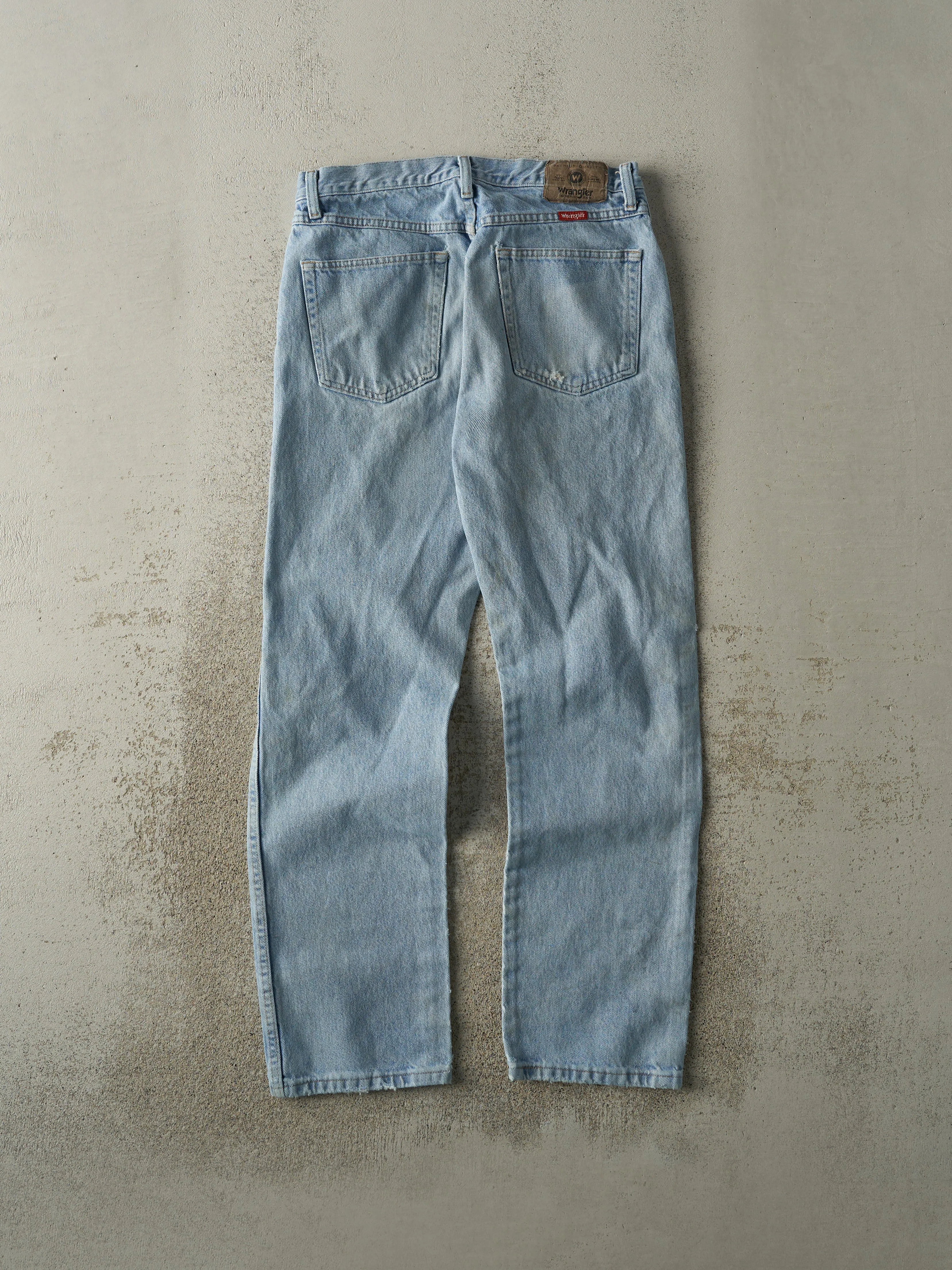 Vintage 90s Light Wash Wrangler Jeans (31x30) sold by Rebalance Vintage product image thumbnail 3