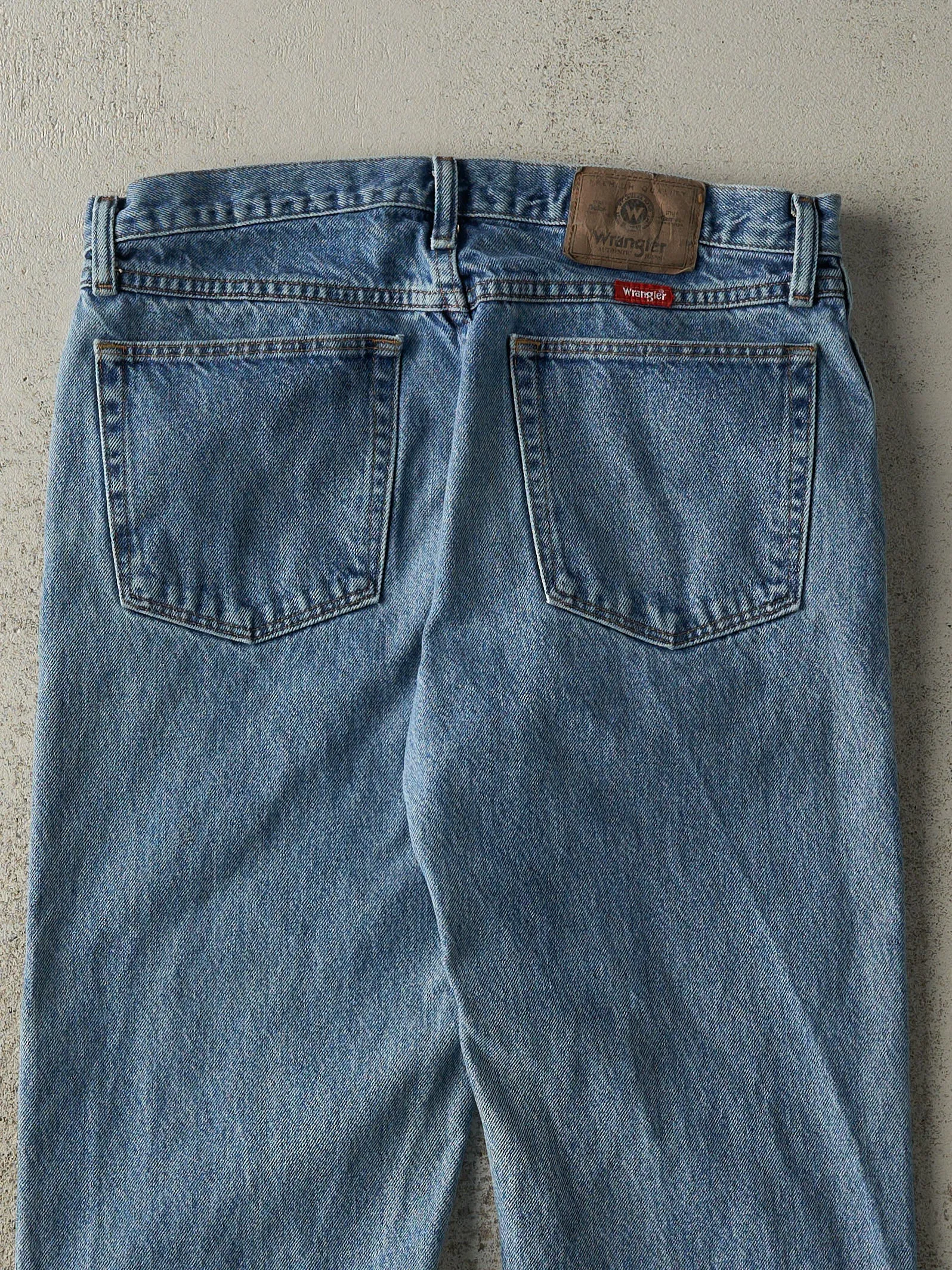 Vintage 90s Mid Wash Wrangler Jeans (33x29.5) sold by Rebalance Vintage product image thumbnail 5