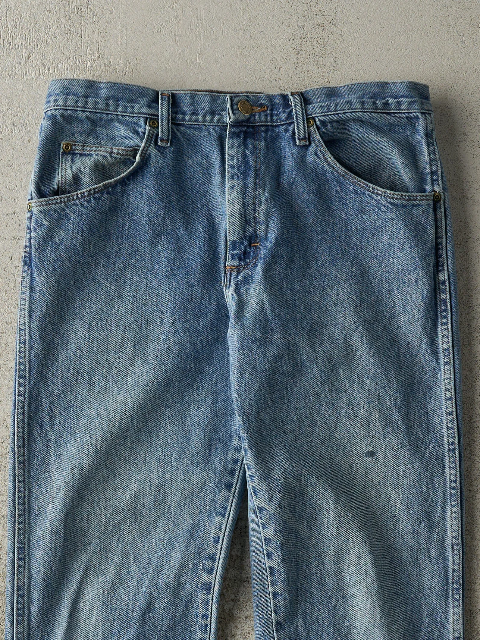 Vintage 90s Mid Wash Wrangler Jeans (33x29.5) sold by Rebalance Vintage product image thumbnail 4