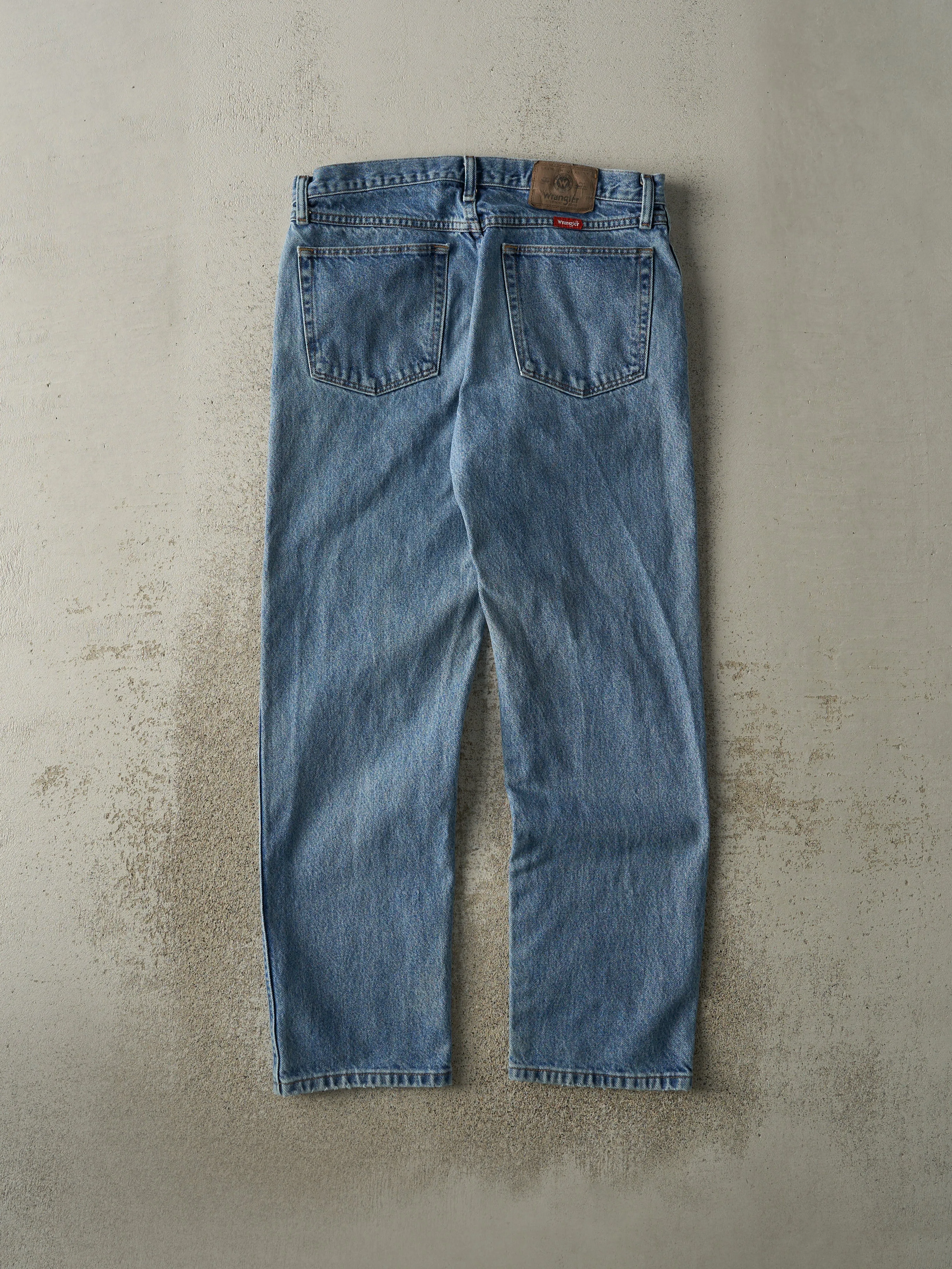 Vintage 90s Mid Wash Wrangler Jeans (33x29.5) sold by Rebalance Vintage product image thumbnail 3