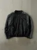 Vintage Y2K Black & Grey Harley Davidson Bomber Jacket (L) sold by Rebalance Vintage