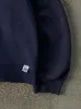Vintage Y2K Navy Blue Blank Russell Athletic Crewneck (M) sold by Rebalance Vintage