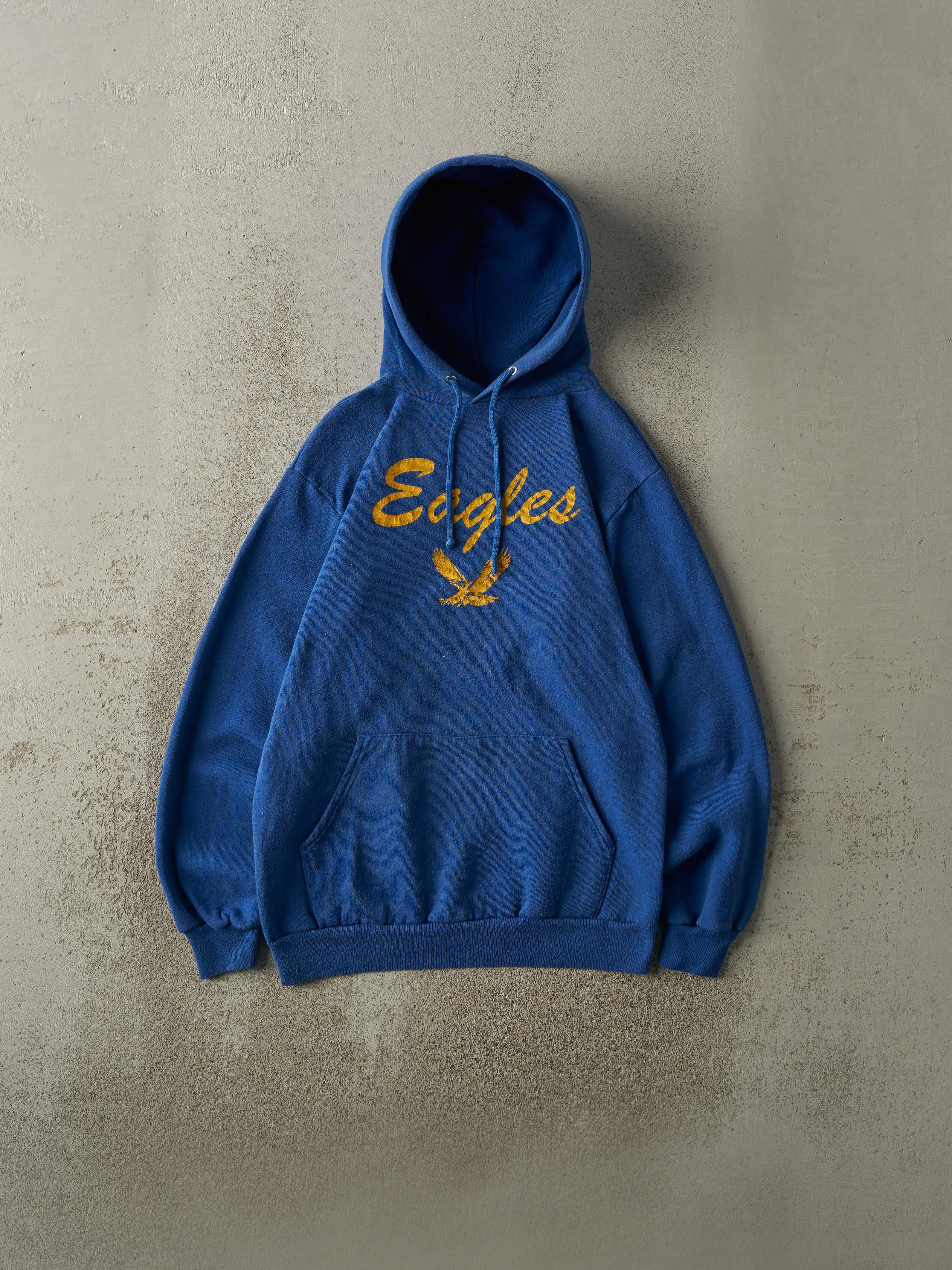 Vintage 80s Blue Eagles Varsity Hoodie (S/M) sold by Rebalance Vintage