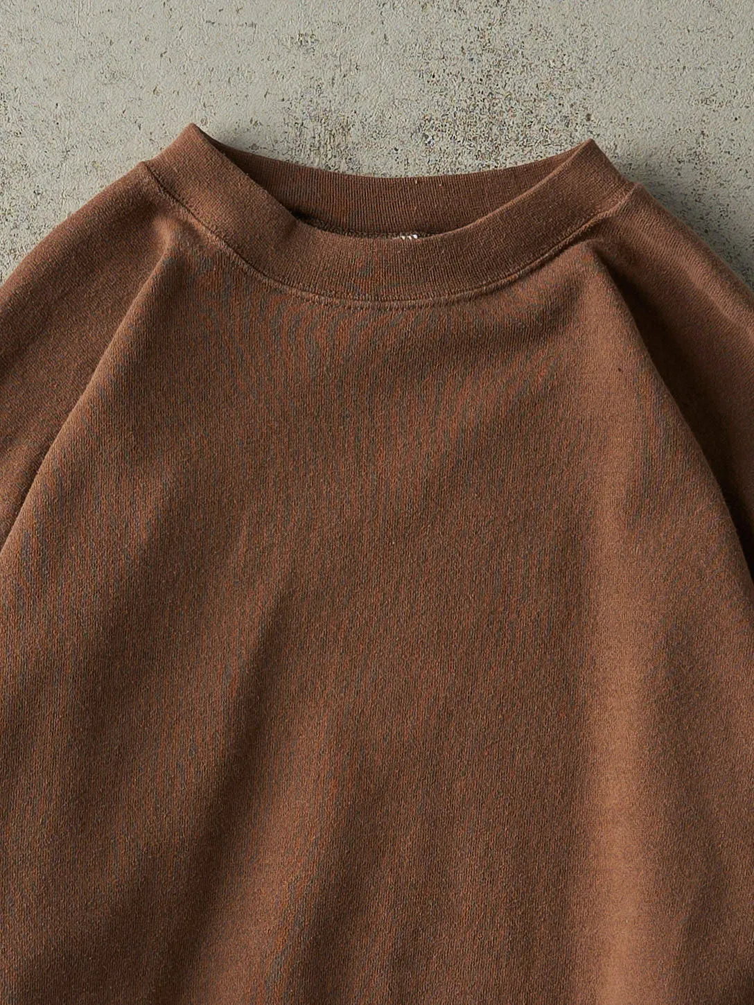 Vintage 90s Brown Blank Crewneck (L) sold by Rebalance Vintage product image thumbnail 2