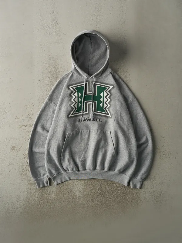 Vintage Y2K Grey University of Hawaii Hoodie (XL) sold by Rebalance Vintage
