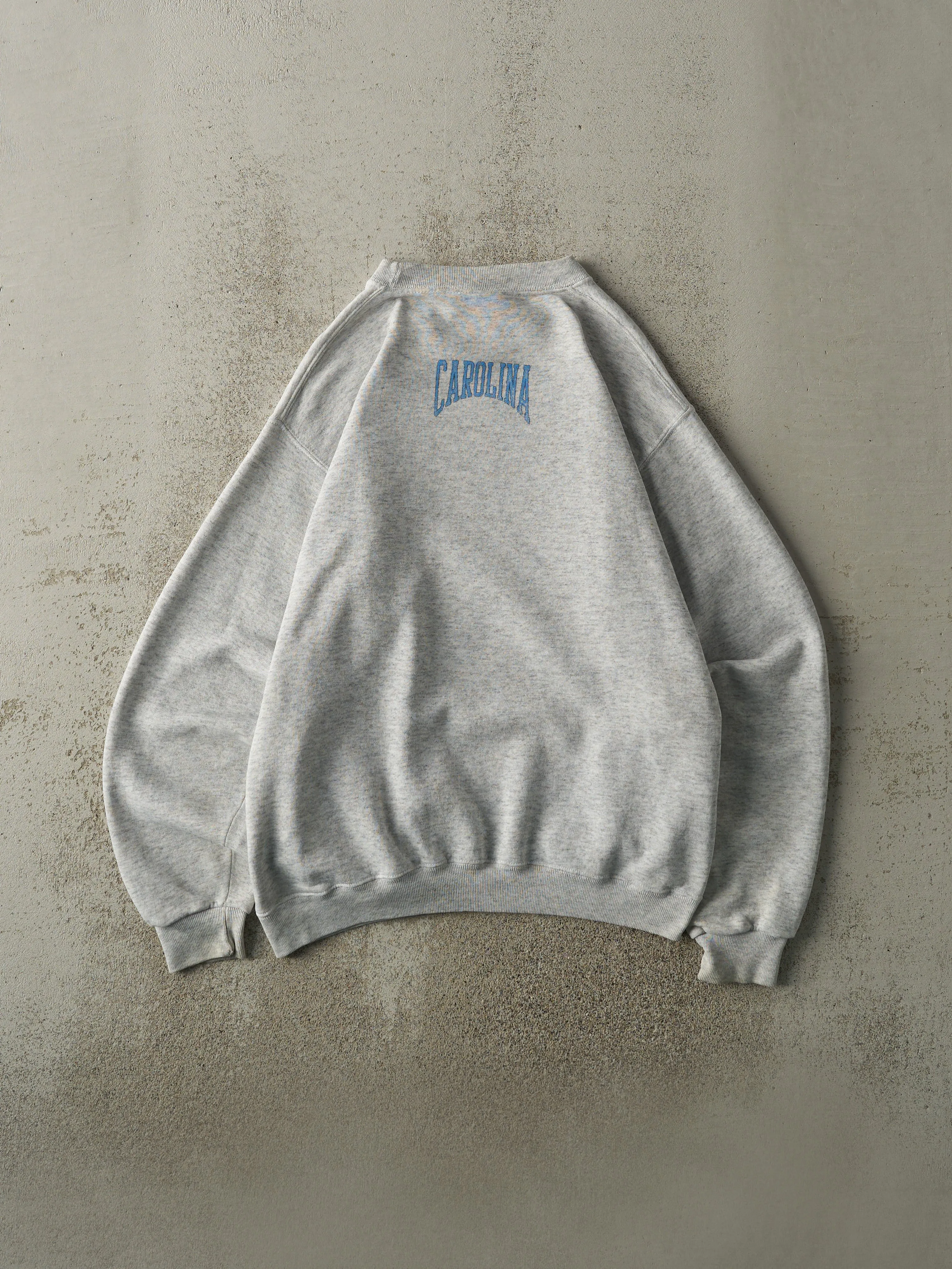 Vintage 90s Heather Grey University of North Carolina Crewneck (M) sold by Rebalance Vintage product image thumbnail 2