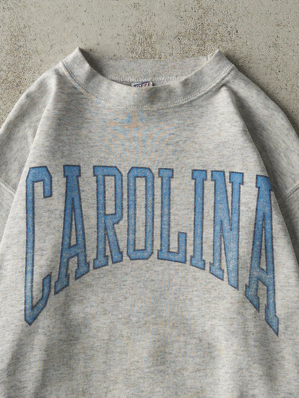 Vintage 90s Heather Grey University of North Carolina Crewneck (M) sold by Rebalance Vintage product image thumbnail 3