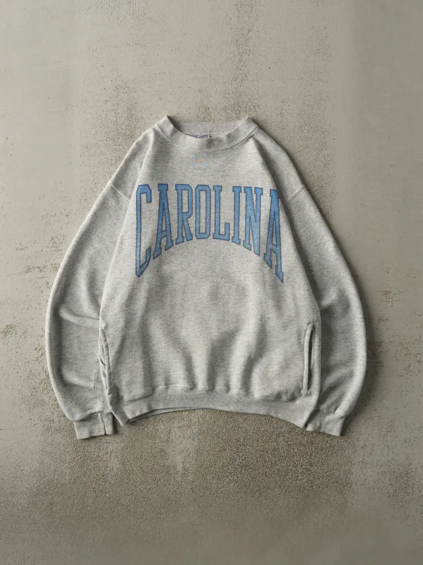 Vintage 90s Heather Grey University of North Carolina Crewneck (M) sold by Rebalance Vintage