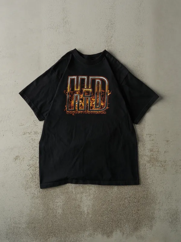 Vintage 08' Black Pittsburgh PA Harley Davison Tee (L/XL) sold by Rebalance Vintage