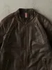 Vintage Y2K Brown Danier Soft Leather Biker Jacket (M) sold by Rebalance Vintage