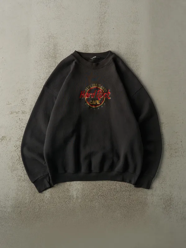Vintage 90s Black Hard Rock Cafe Bahamas Embroidered Crewneck (L/XL) sold by Rebalance Vintage