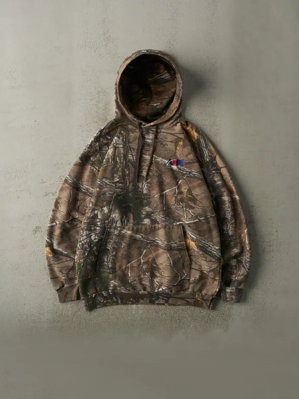 Vintage Y2K Camo Embroidered Russell Outdoors x Realtree Hoodie (XL) sold by Rebalance Vintage