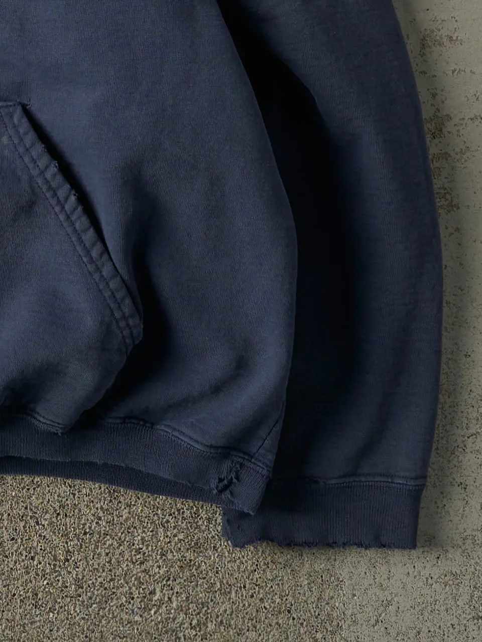 Vintage 90s Navy Blue Bowling Green State University Hoodie (L/XL) sold by Rebalance Vintage product image thumbnail 4