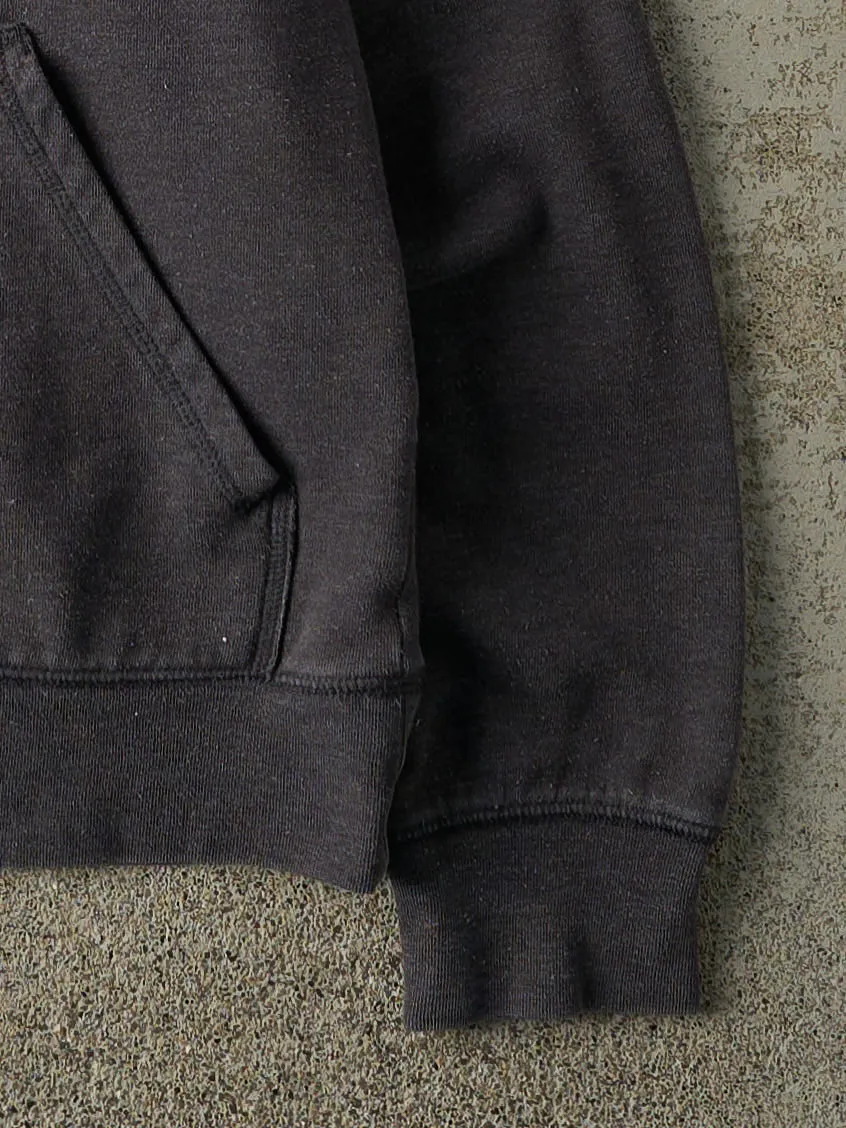 Vintage Y2K Charcoal Grey Embroidered UBC Hoodie (S/M) sold by Rebalance Vintage product image thumbnail 3