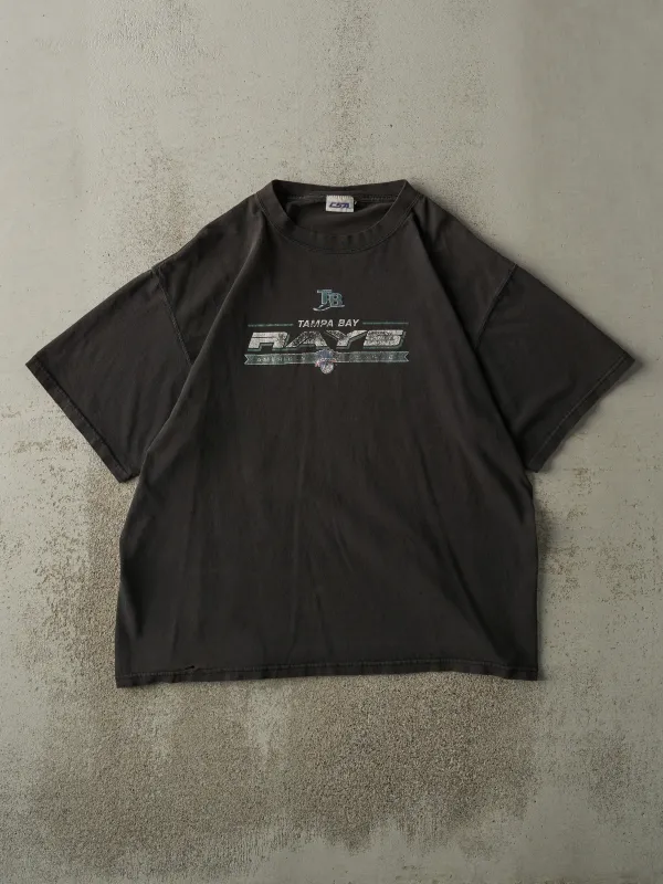 Vintage Y2K Black Tampa Bay Devil Rays Tee (L) sold by Rebalance Vintage