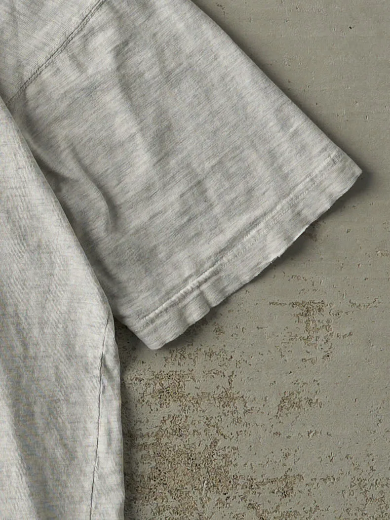 Vintage 90s Heather Grey "People Who Piss Me Off" Tee (L) sold by Rebalance Vintage product image thumbnail 3