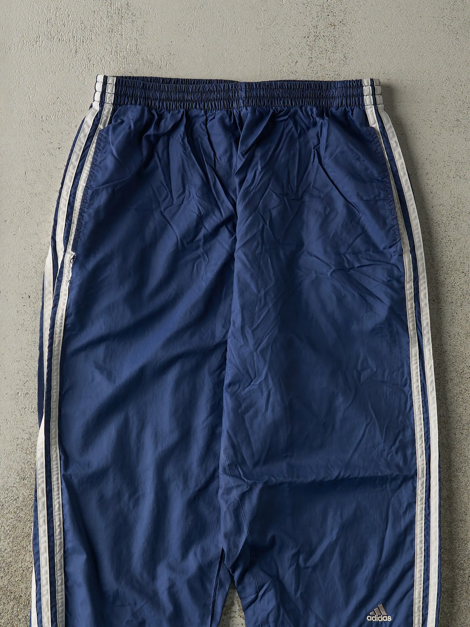 Vintage 90s Navy Blue Adidas Track Pants (28x28.5) sold by Rebalance Vintage product image thumbnail 3