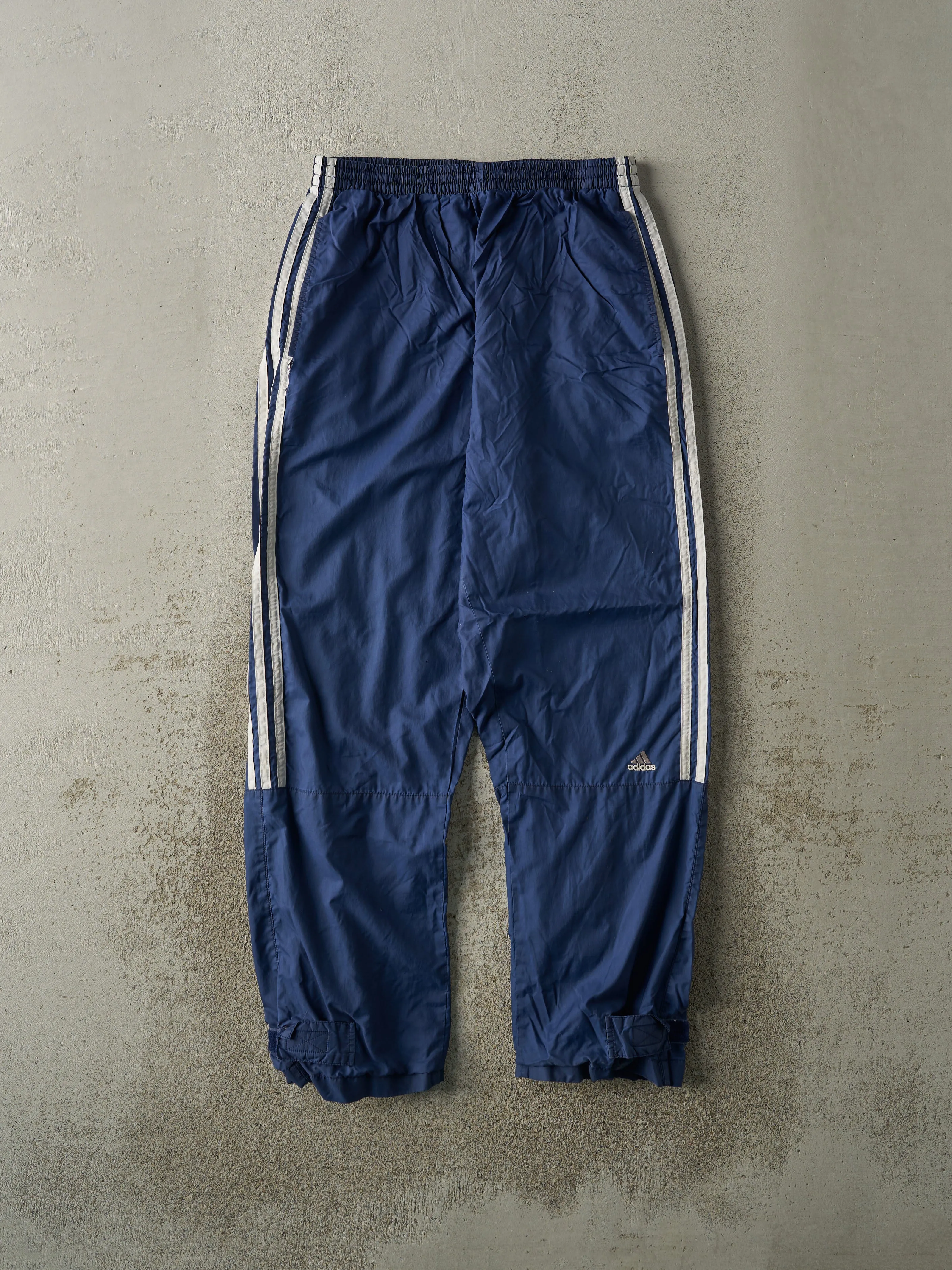 Vintage 90s Navy Blue Adidas Track Pants (28x28.5) sold by Rebalance Vintage