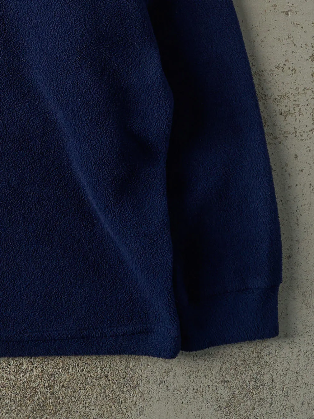 Vintage 90s Navy Blue Toronto Maple Leafs Quarter Zip Fleece (XXL) sold by Rebalance Vintage product image thumbnail 3