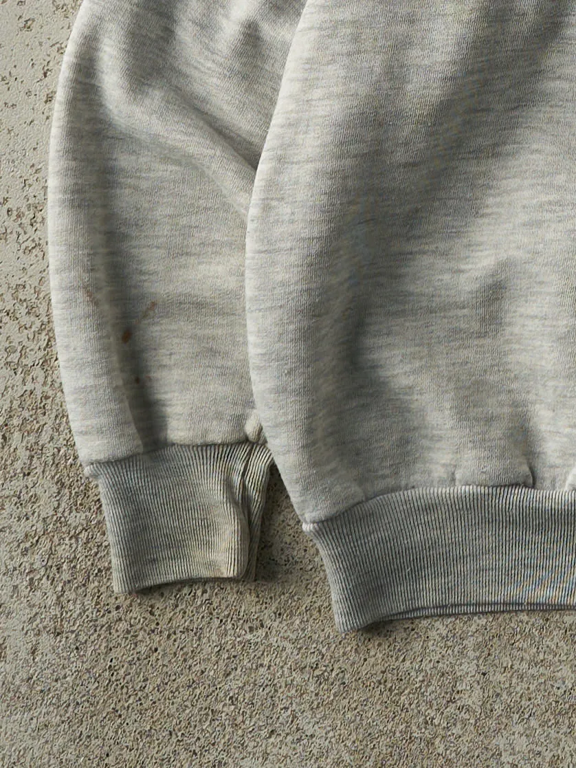 Vintage 80s Heather Grey Blank Crewneck (M) sold by Rebalance Vintage product image thumbnail 3