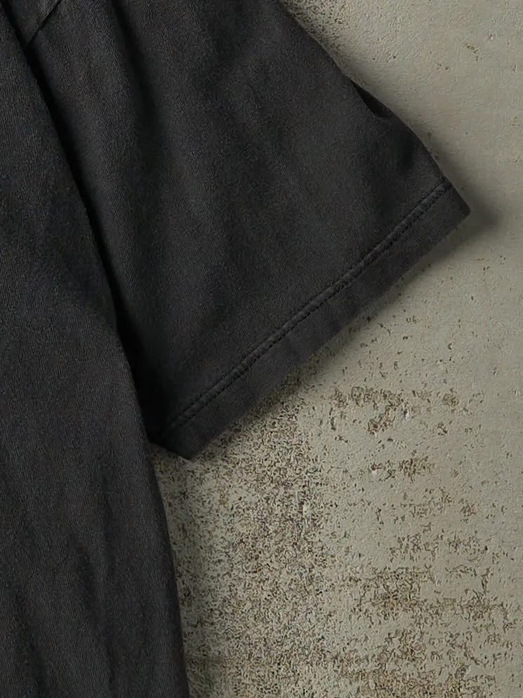 Vintage 90s Faded Black Blank Tee (L) sold by Rebalance Vintage product image thumbnail 3